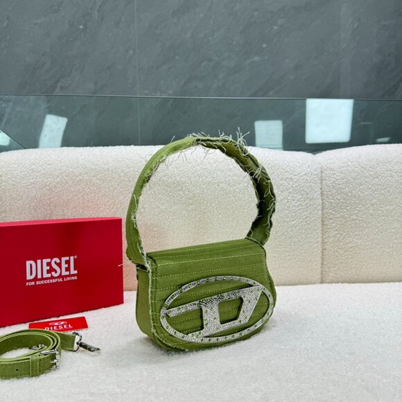 Diesel Green Diamond Shoulder Bag - Picture 3 of 9
